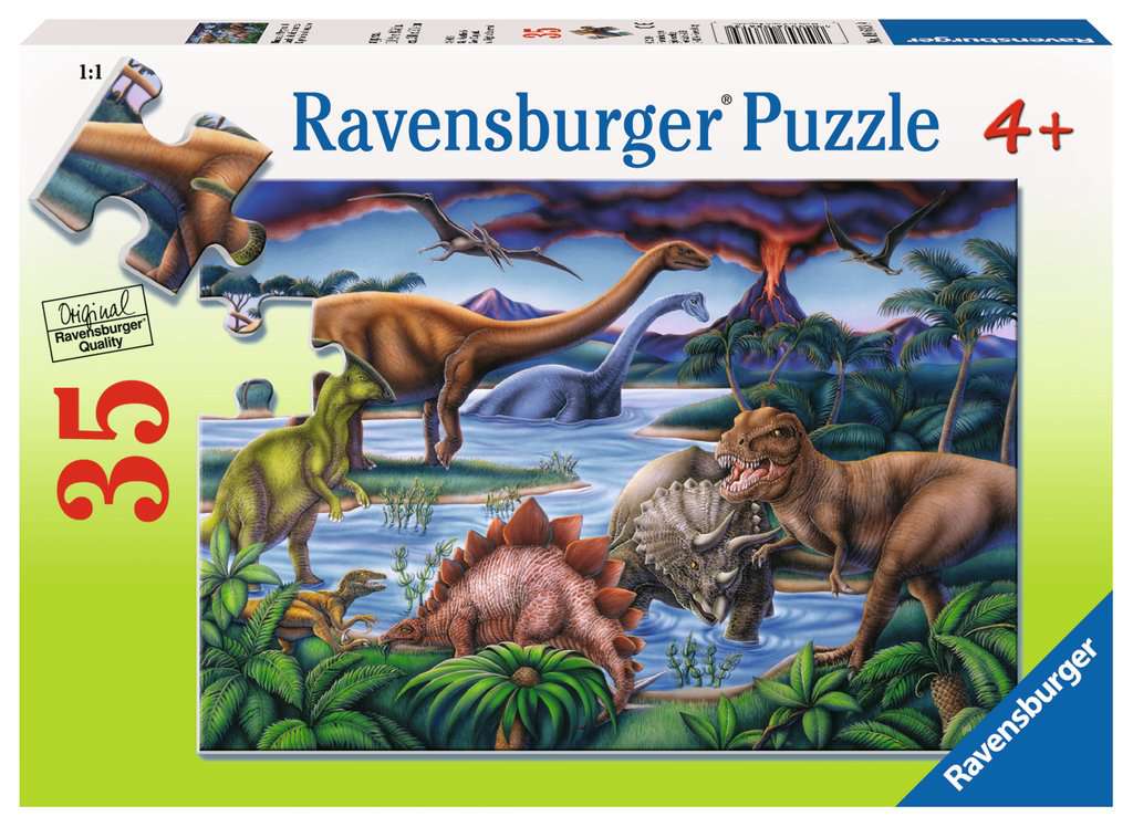 Puzzle Dinosaure - Contour - Tricératops- Édition 2013 - Ravensburger