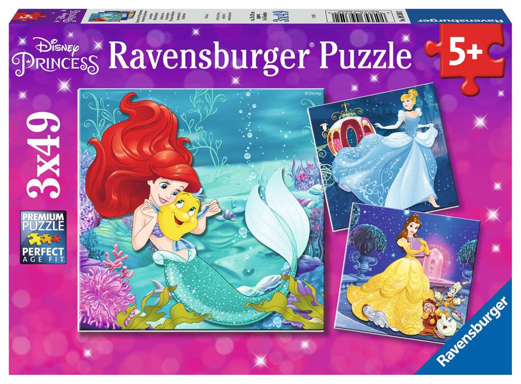 Ravensburger 10796 Disney Princesses - 100 Piece Jigsaw Puzzle for Kids –  Every Piece is Unique, Pieces Fit Together Perfectly