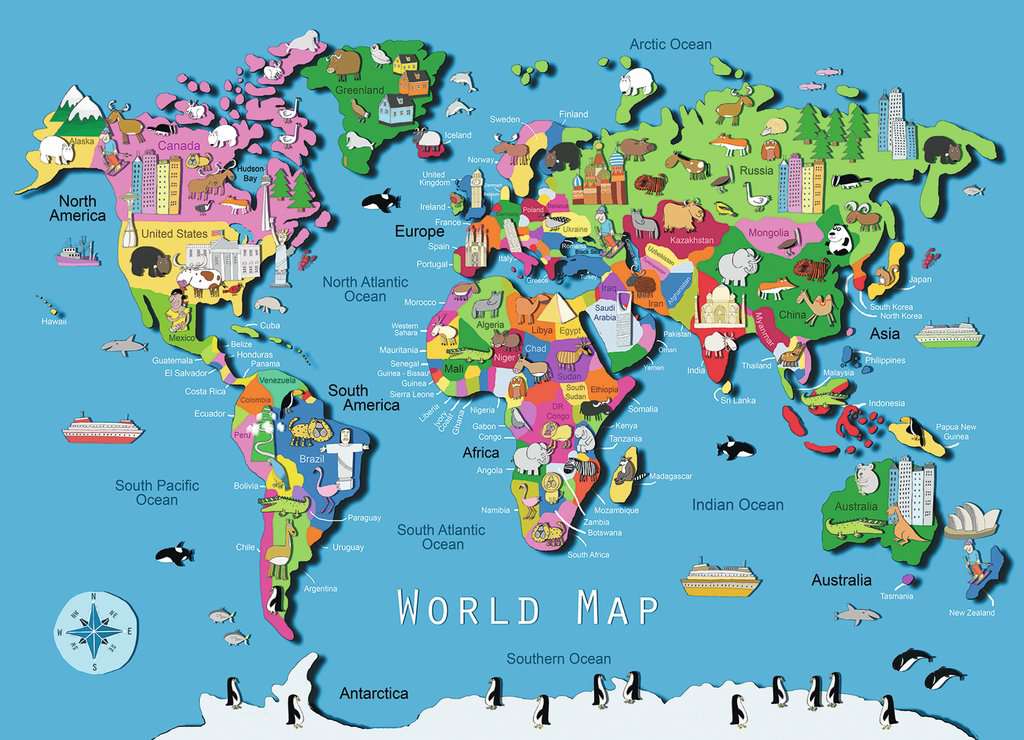 Ravensburger World Map, 1665 3000 Piece Puzzle – The Puzzle