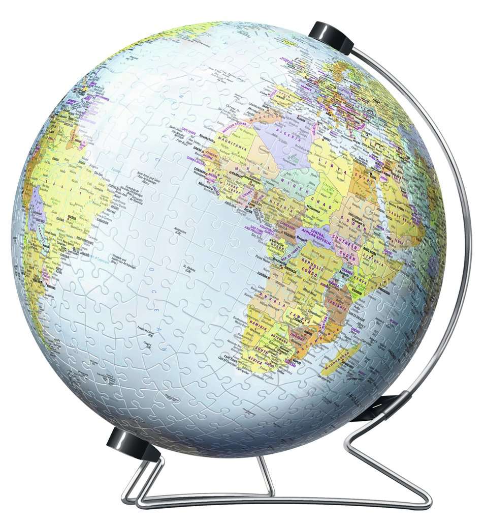 Puzzle 3D Globe terrestre Ravensburger 540 pièces d'occasion Revaltoys
