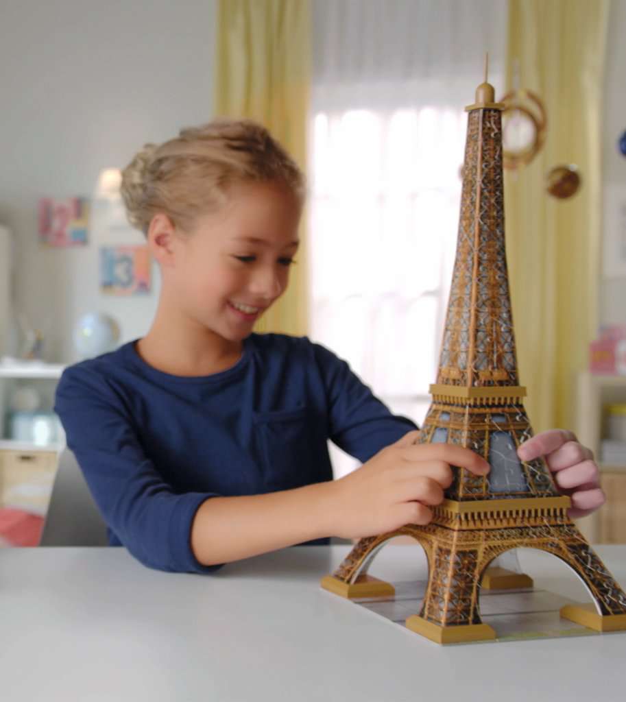 Ravensburger Eiffel Tower - Night Edition - 216 Piece 3D Jigsaw Puzzle for  Kids and Adults - Easy Click Technology Means Pieces Fit Together Perfectly