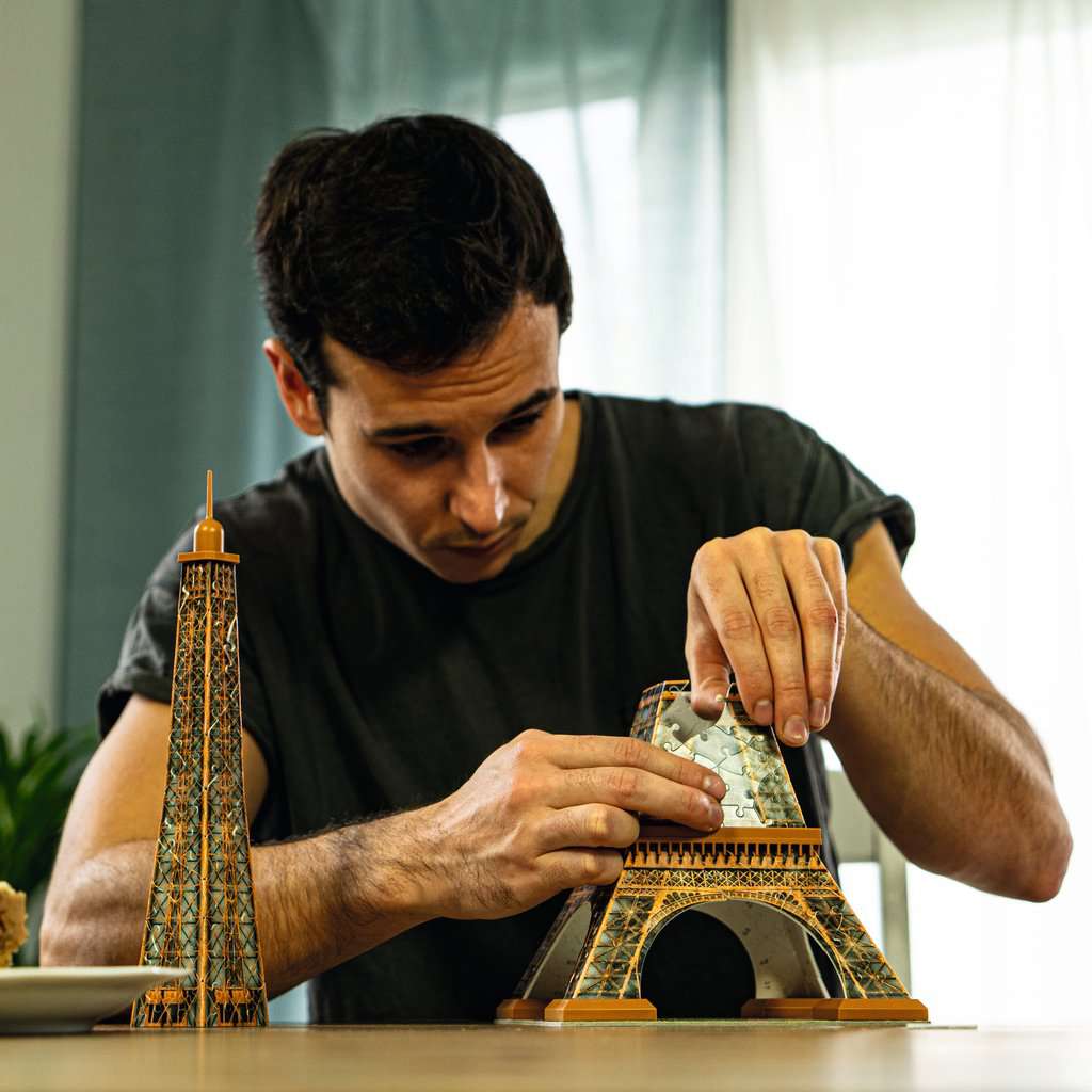 Puzzle 3D lumineux La Tour Eiffel Paris TBE, Ravensburger , Night édition -  Ravensburger | Beebs