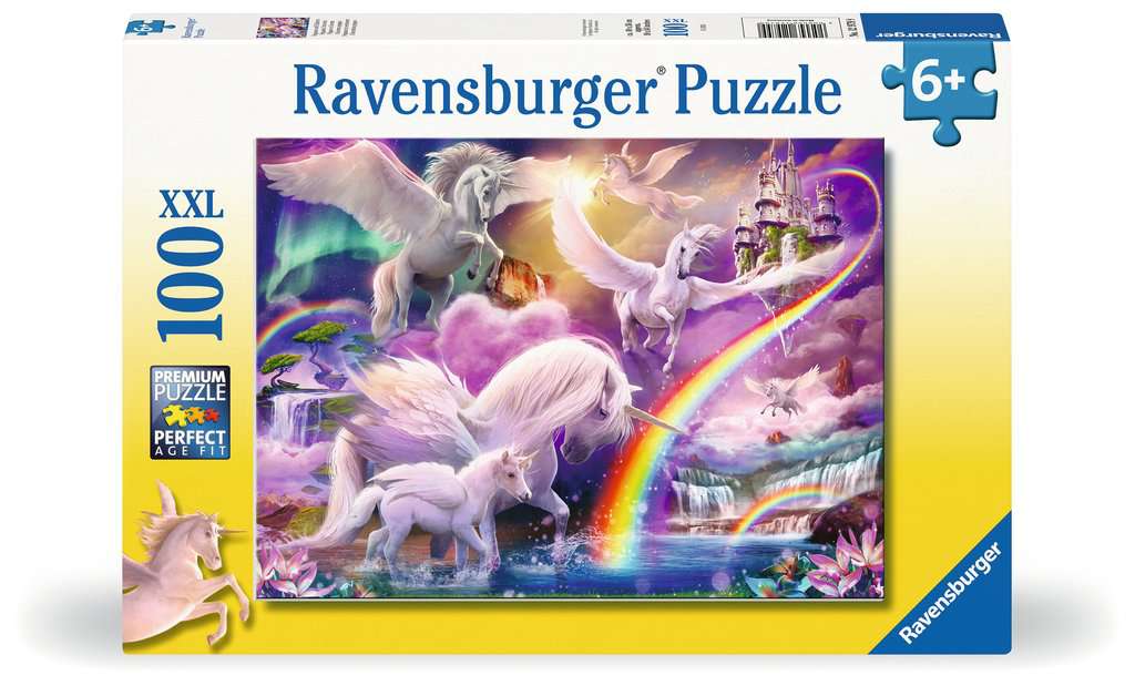 | Unicorns 100 | Puzzle Pegasus Jigsaw piece XXL Ravensburger Jigsaw Pegasus Ravensburger | | Unicorns Jigsaw piece Puzzles Children\'s 100 Products Puzzles XXL Puzzle