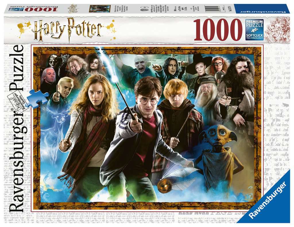 1000 pieces puzzle: Harry Potter and the wizards