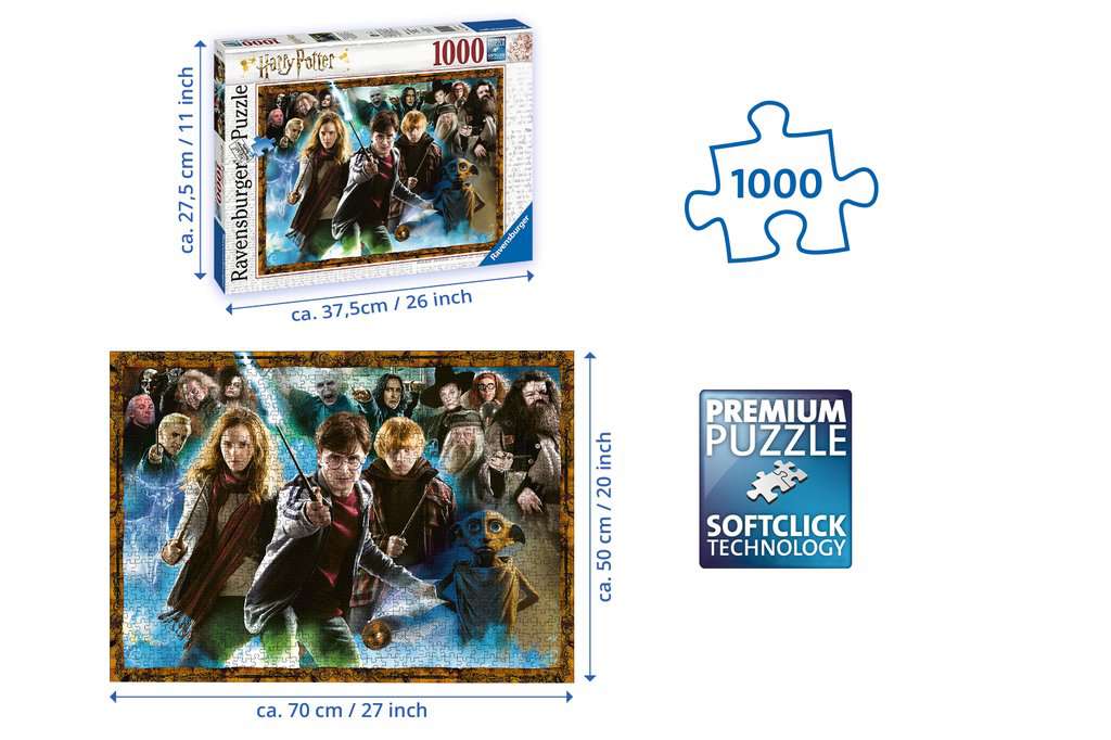 Ravensburger Puzzle 1000 pc Wizard's Classroom