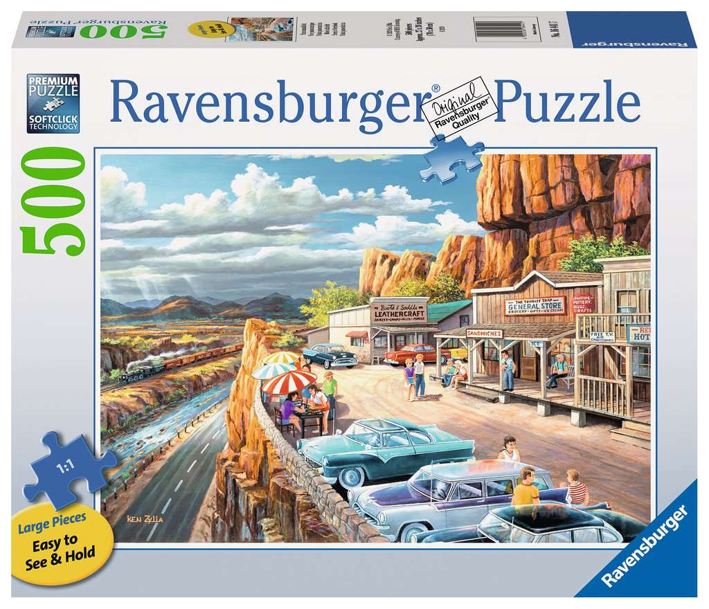Puzzle panoramique - Ravensburger - Arc-en-ciel mystique - Paysage et  nature - 1000 pièces blanc - Ravensburger
