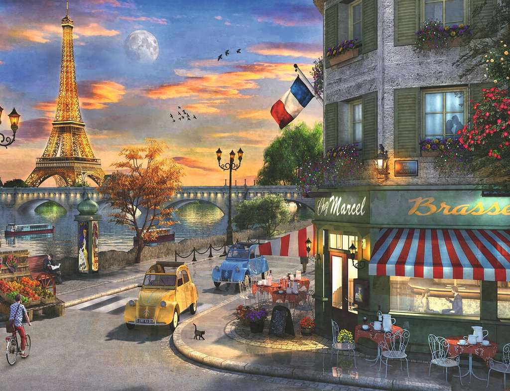  Ravensburger 16000 A Paris Stroll 1500 Piece Puzzle for Adults  - Every Piece is Unique, Softclick Technology Means Pieces Fit Together  Perfectly : Toys & Games