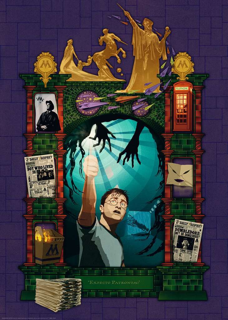 Ravensburger Puzzle - 1000 Pieces - Harry Potter & The Death