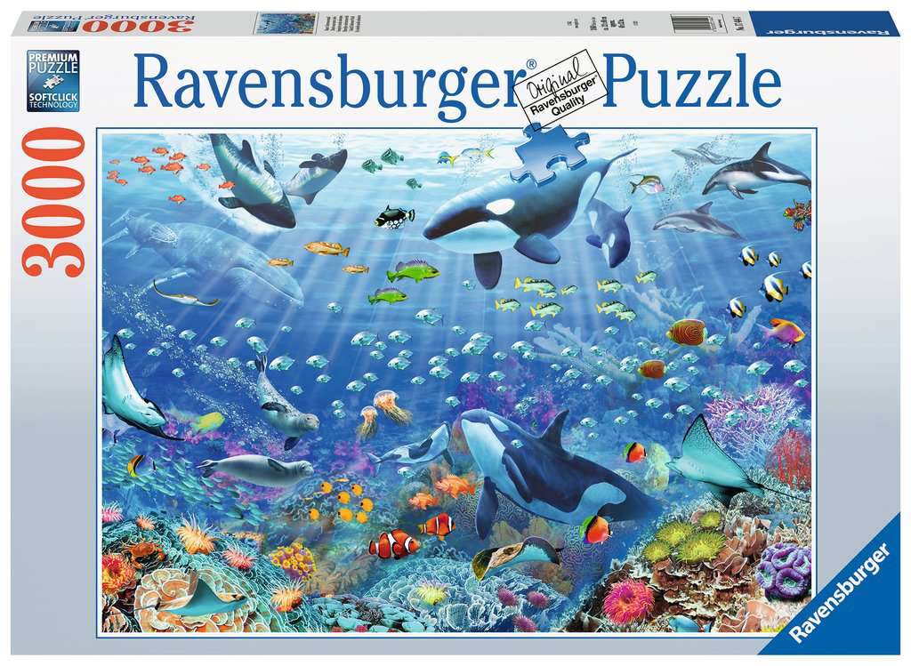 17117 - Puzzles adultes - Puzzle 3000 pièces - Carte de la flore et de la  faune