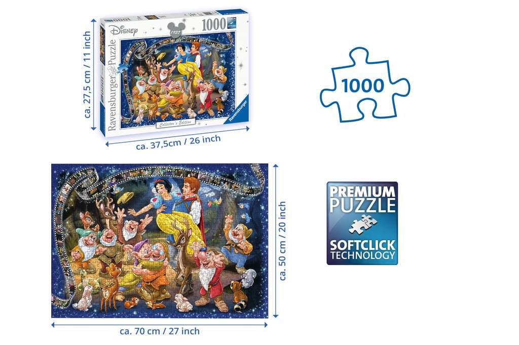Ravensburger Disney Museum 9000 Piece Jigsaw Puzzle Adults Unique SoftClick  for sale online