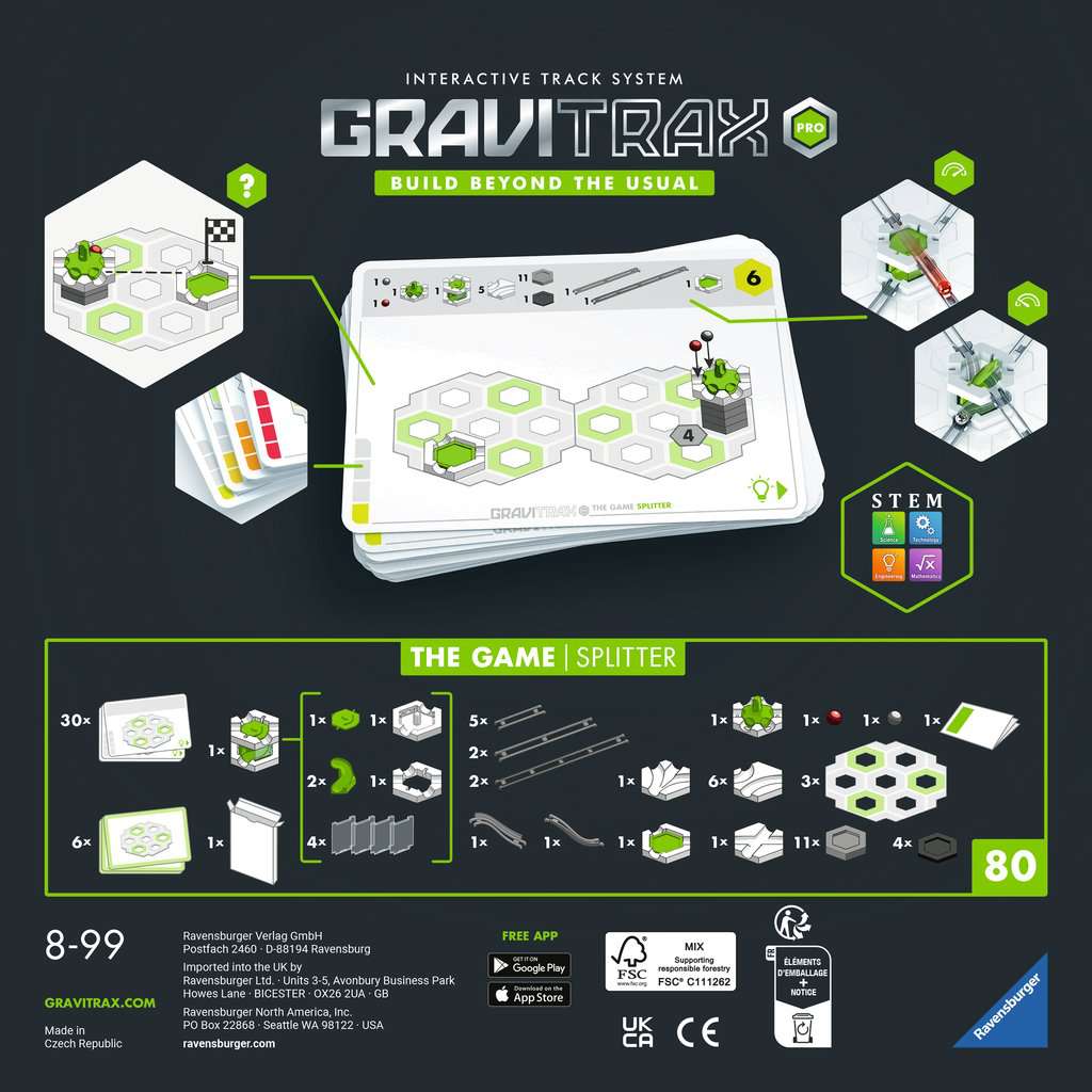 GraviTrax PRO: The Game (Splitter) - FUNdamentally Toys