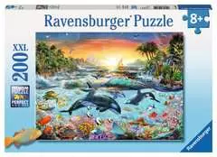 Puzzle Enfant Ravensburger 2 X 24 Pièces Baby Shark Et Sa Famille