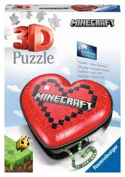 Heart Minecraft 3D Puzzles;3D Storage Puzzles - image 1 - Ravensburger