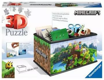 Storage Box Minecraft 3D Puzzles;3D Storage Puzzles - image 1 - Ravensburger