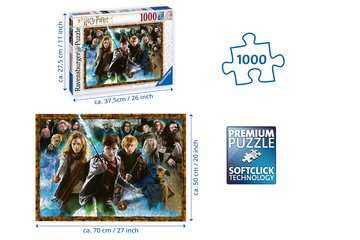 Ravensburger - Puzzle Adulte - Puzzle 1000 p - Harry Potter contre  Voldemort - 15170